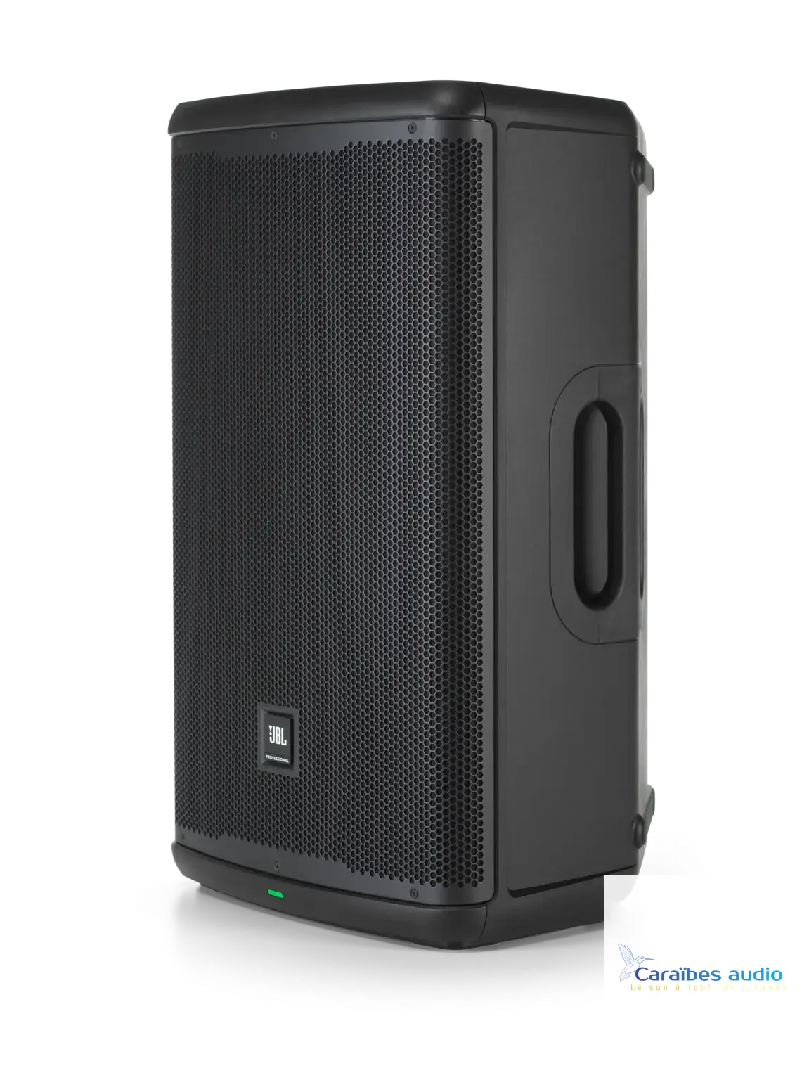 JBL EON715 – vue de trois-quarts
