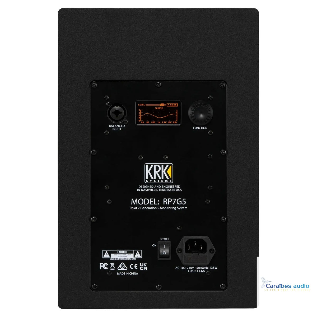 KRK Rokit 7® 5e génération – vue arrière
