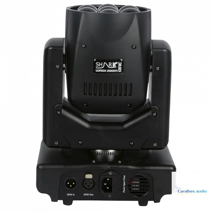 Lyre Wash Showtec Shark Wash Zoom One – vue arrière