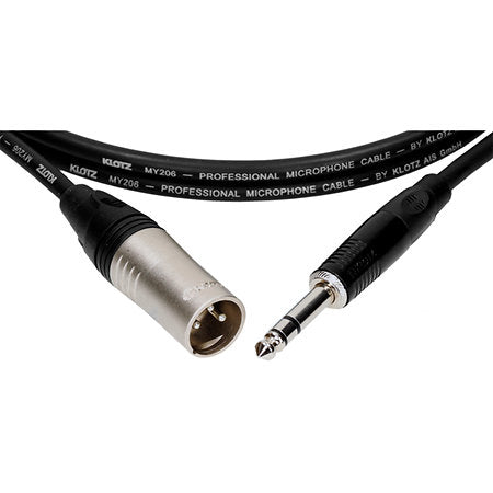 Klotz Câble micro M1 Pro XLR 3 broches mâle / Jack 6,35 mm mâle TRS symétrique (M1MS1K) – photo produit 2