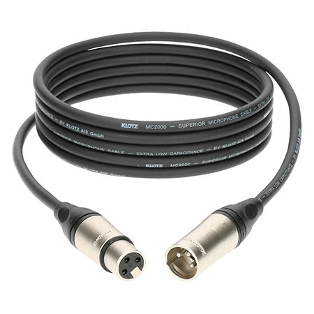Klotz Câble micro M2 Pro XLR 3 broches mâle/femelle, connecteurs Klotz (M2K1FM) – photo produit 1
