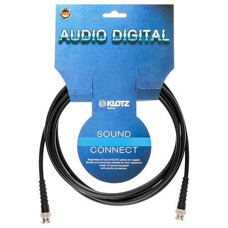 Klotz Câble professionnel WordClock et AESid BNC / BNC Telegärtner 75 Ω (SWCT) – photo produit 3
