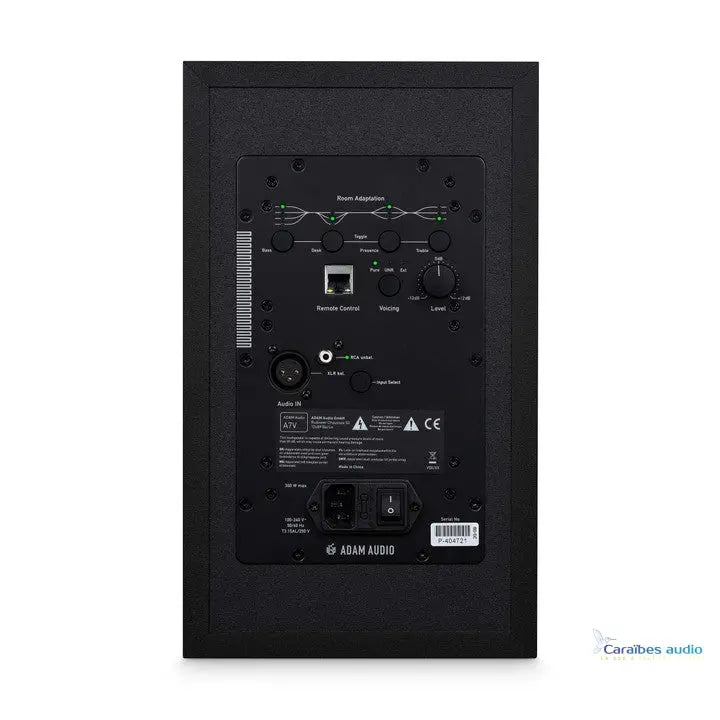 ADAM AUDIO A7V – vue arrière