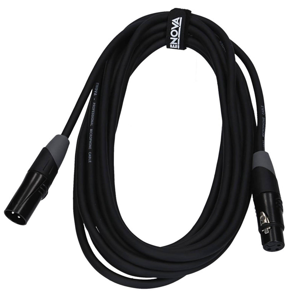 ENOVA Câble microphone XLR 3 broches femelle / mâle, analogique et AES/EBU (EC-A1-XLFM) – photo produit 4