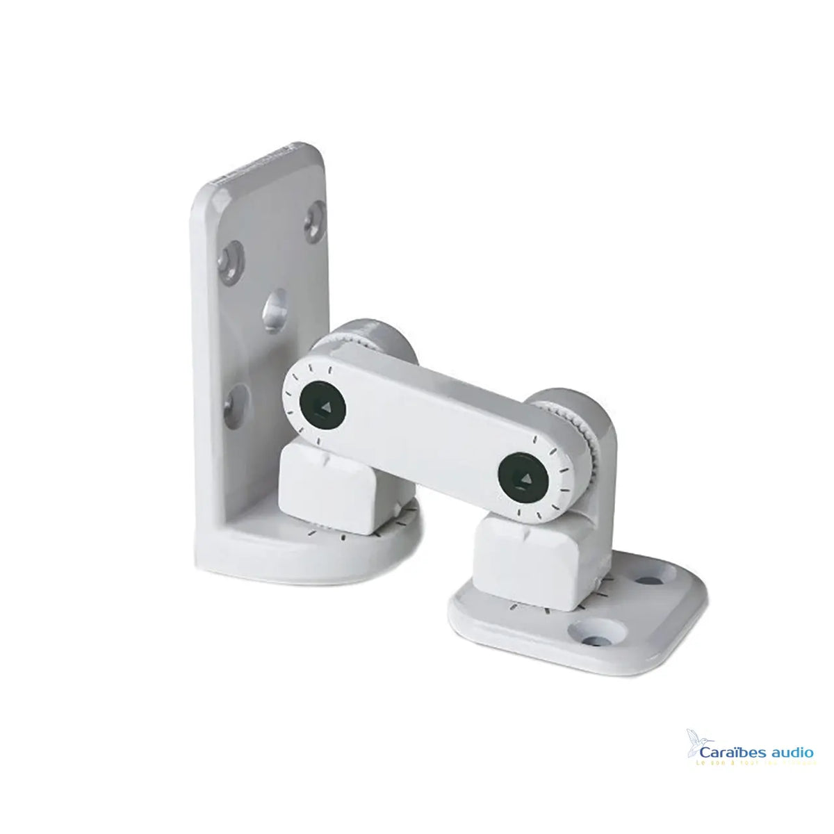 Hortus Audio HO-RI-SR10 – Support mural universel aluminium Blanc