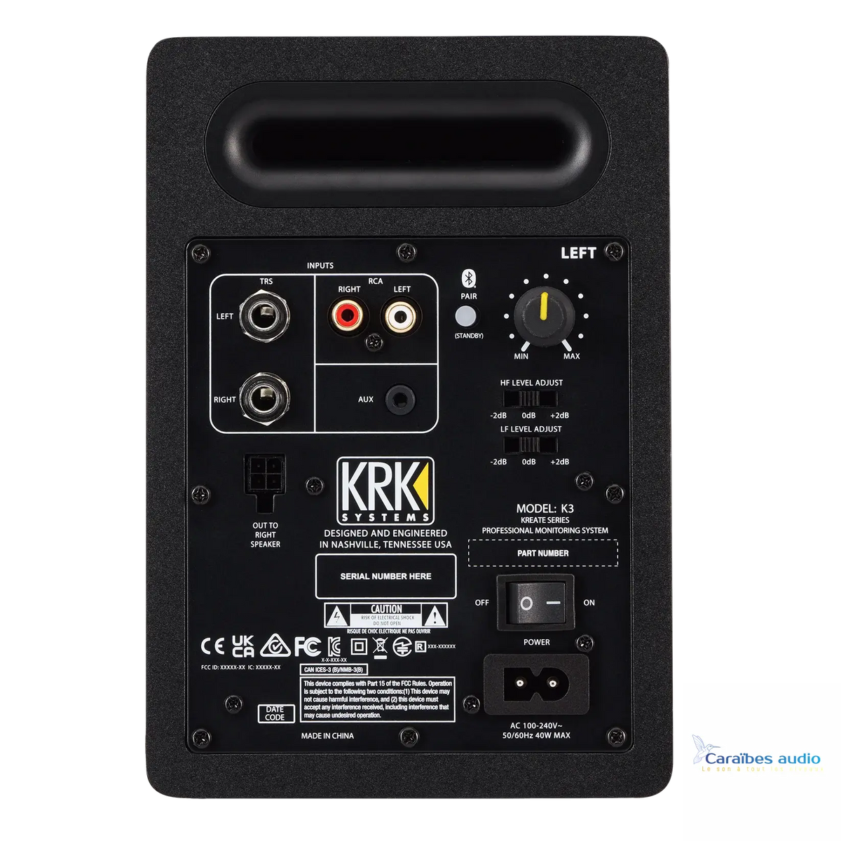 KRK Kreate 3 (Pack) – vue arrière (variante 2)