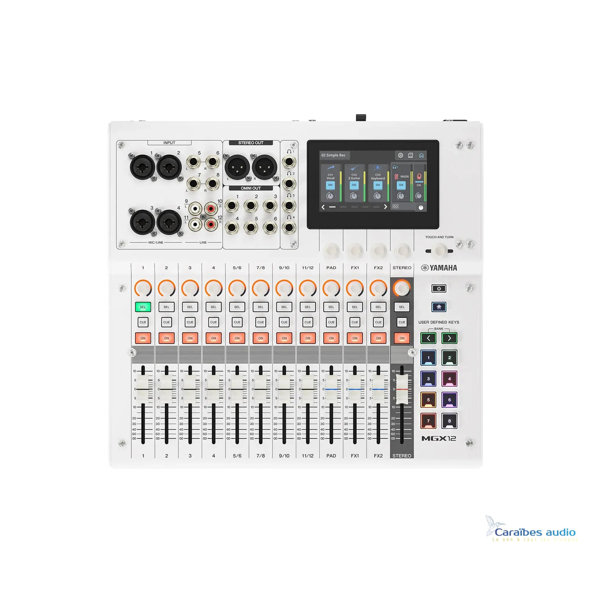 Yamaha MGX12 Blanc