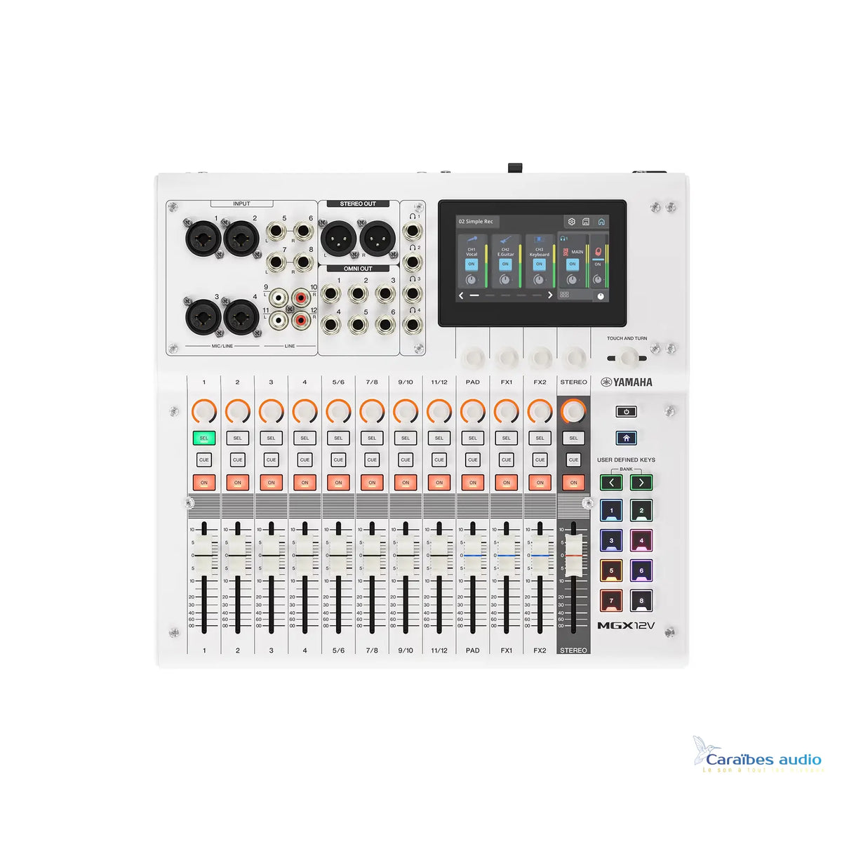 Yamaha MGX12 V Blanc