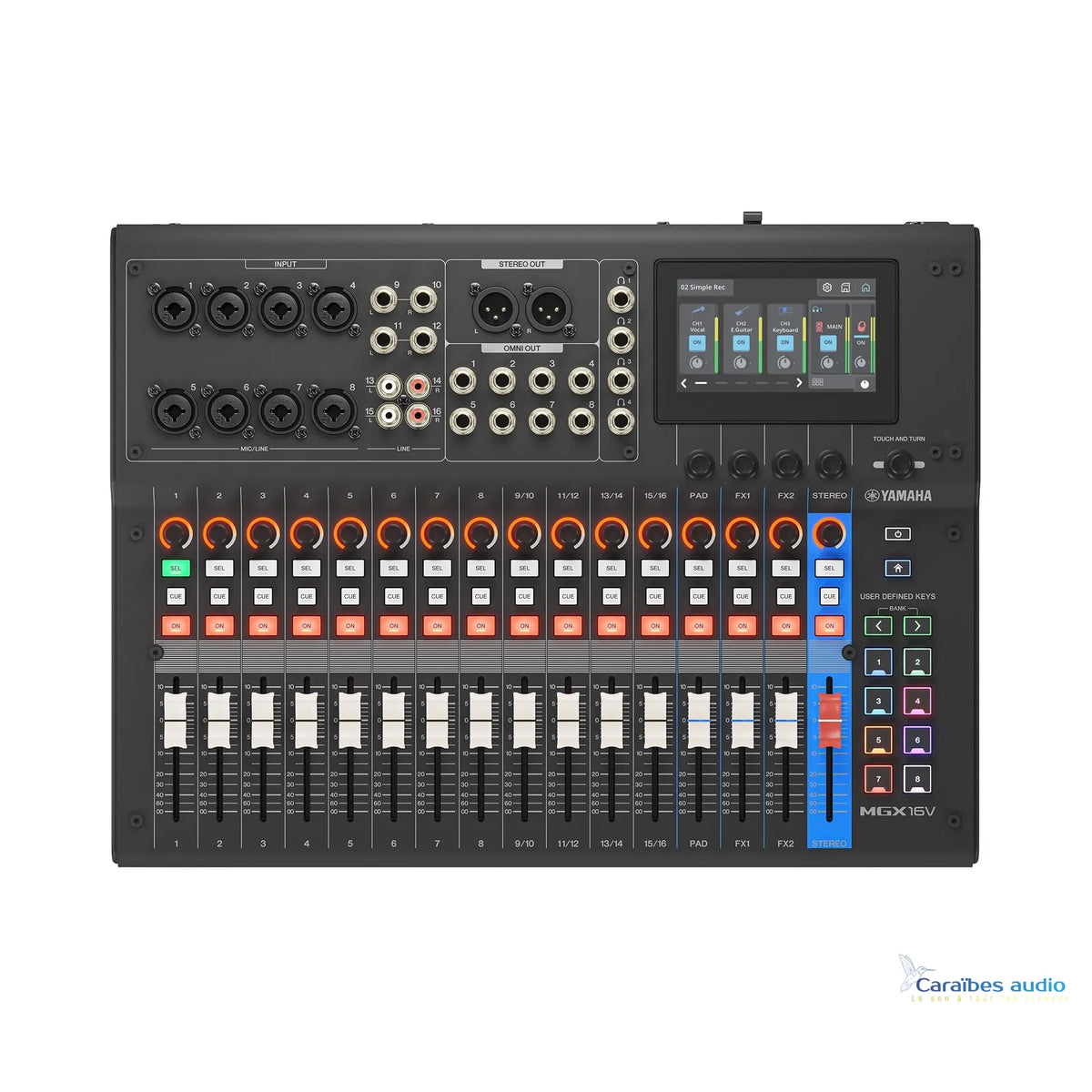 Yamaha MGX16 V Noir