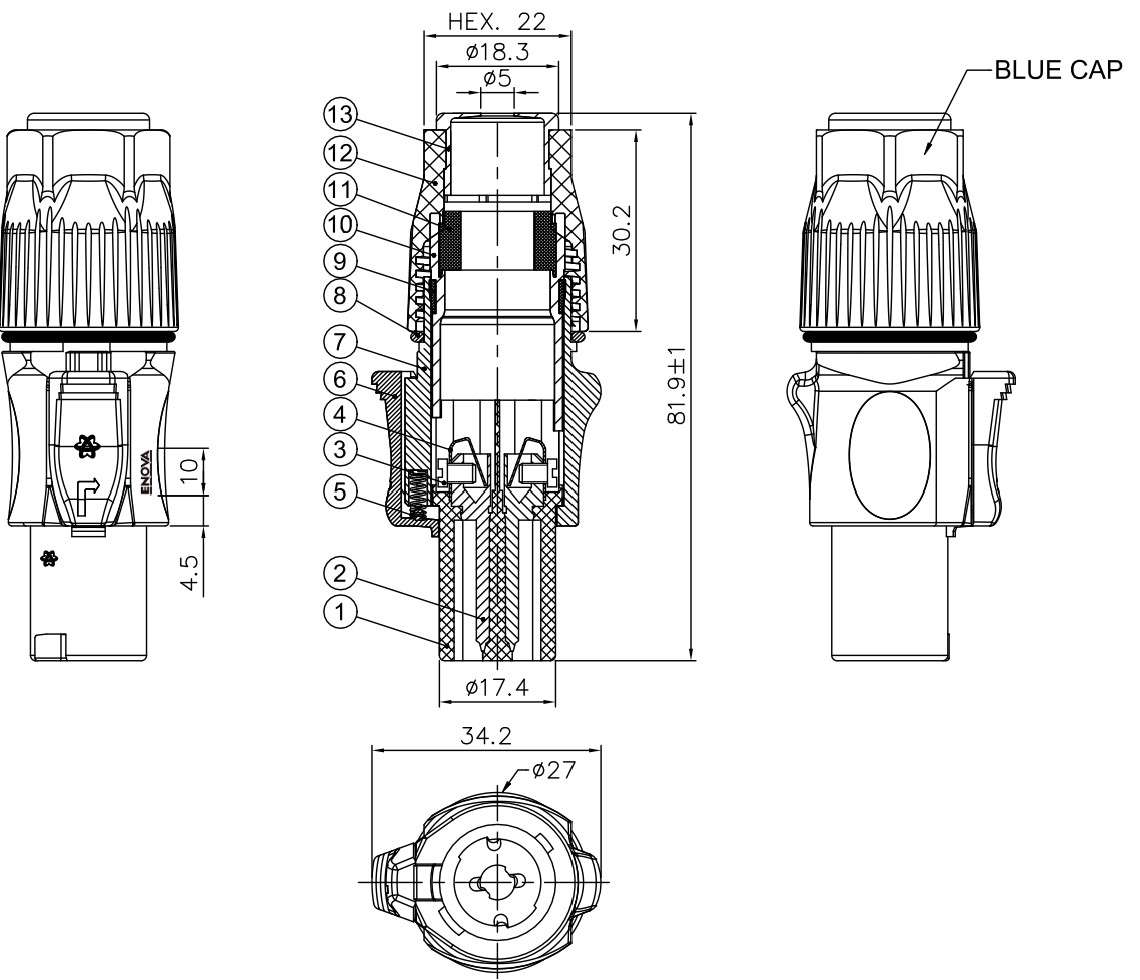 ENOVA Speakon SP24FP