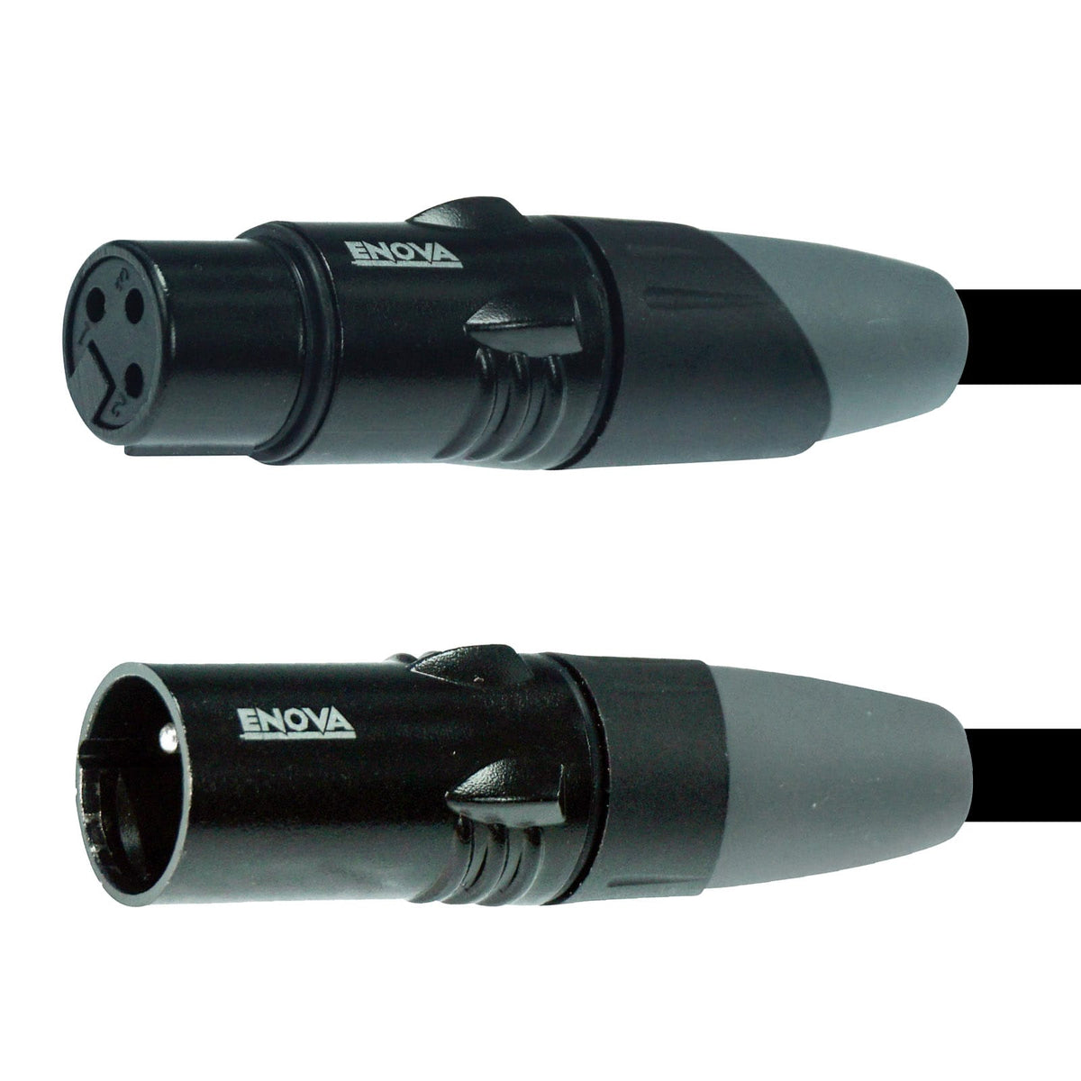ENOVA Câble microphone XLR 3 broches femelle / mâle, analogique et AES/EBU (EC-A1-XLFM) – photo produit 2