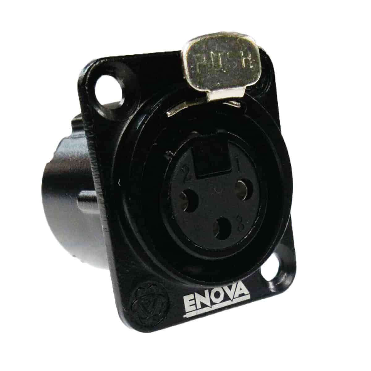 ENOVA - Connecteur XLR femelle 3 broches