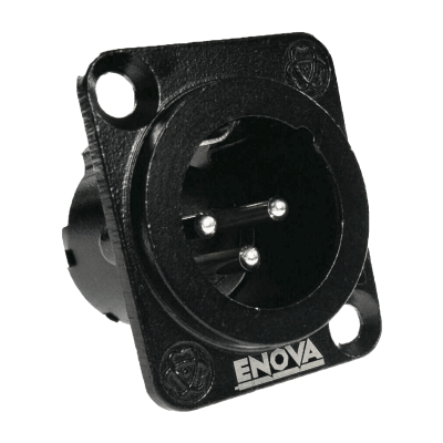 ENOVA - Connecteur XLR mâle 3broches