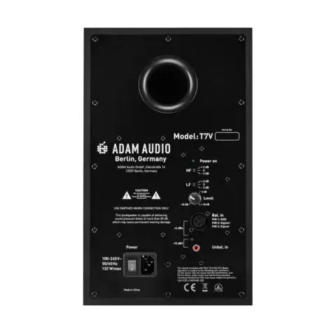 ADAM AUDIO T7V – vue arrière