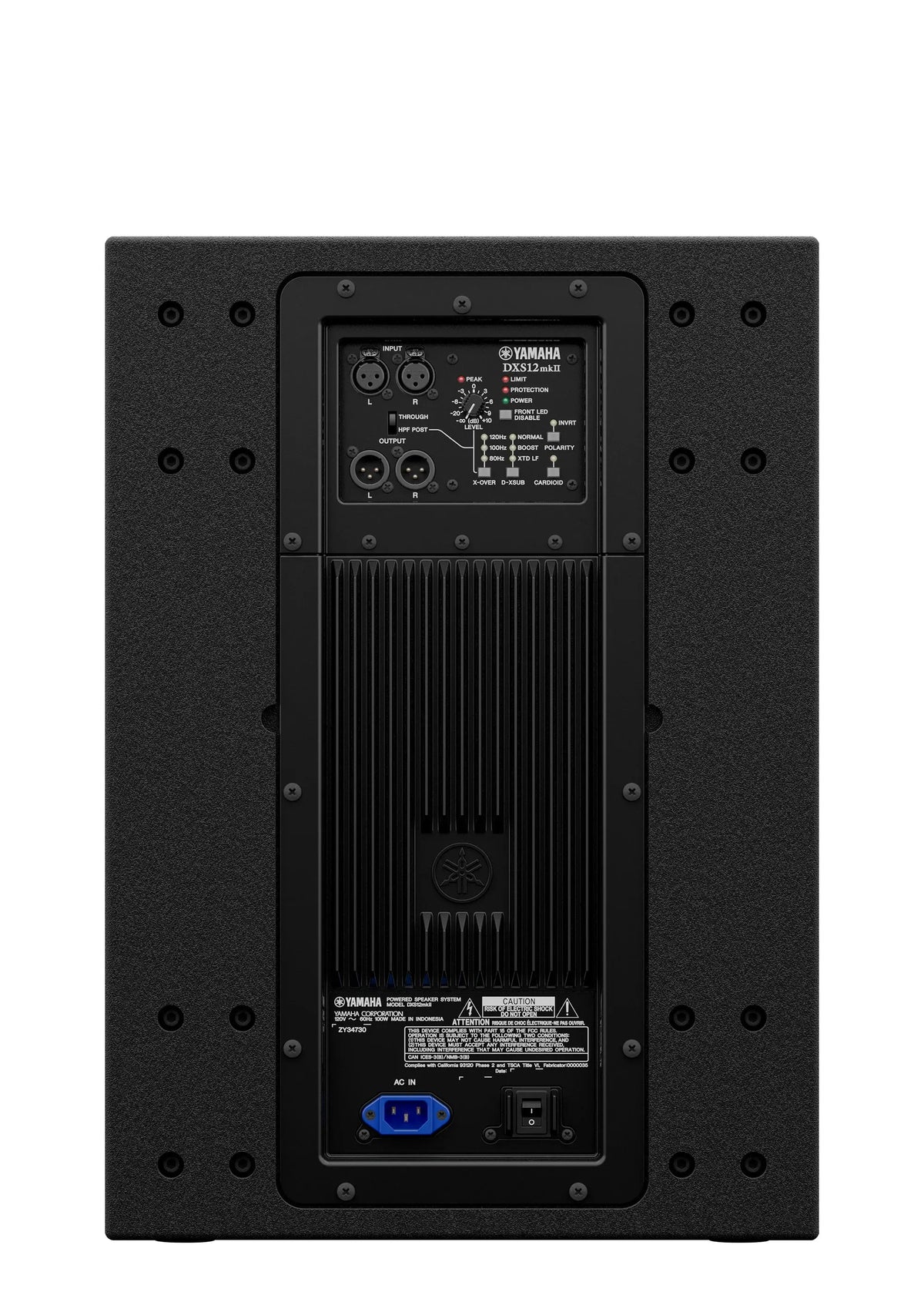 Yamaha DXS12 MKII – vue générale