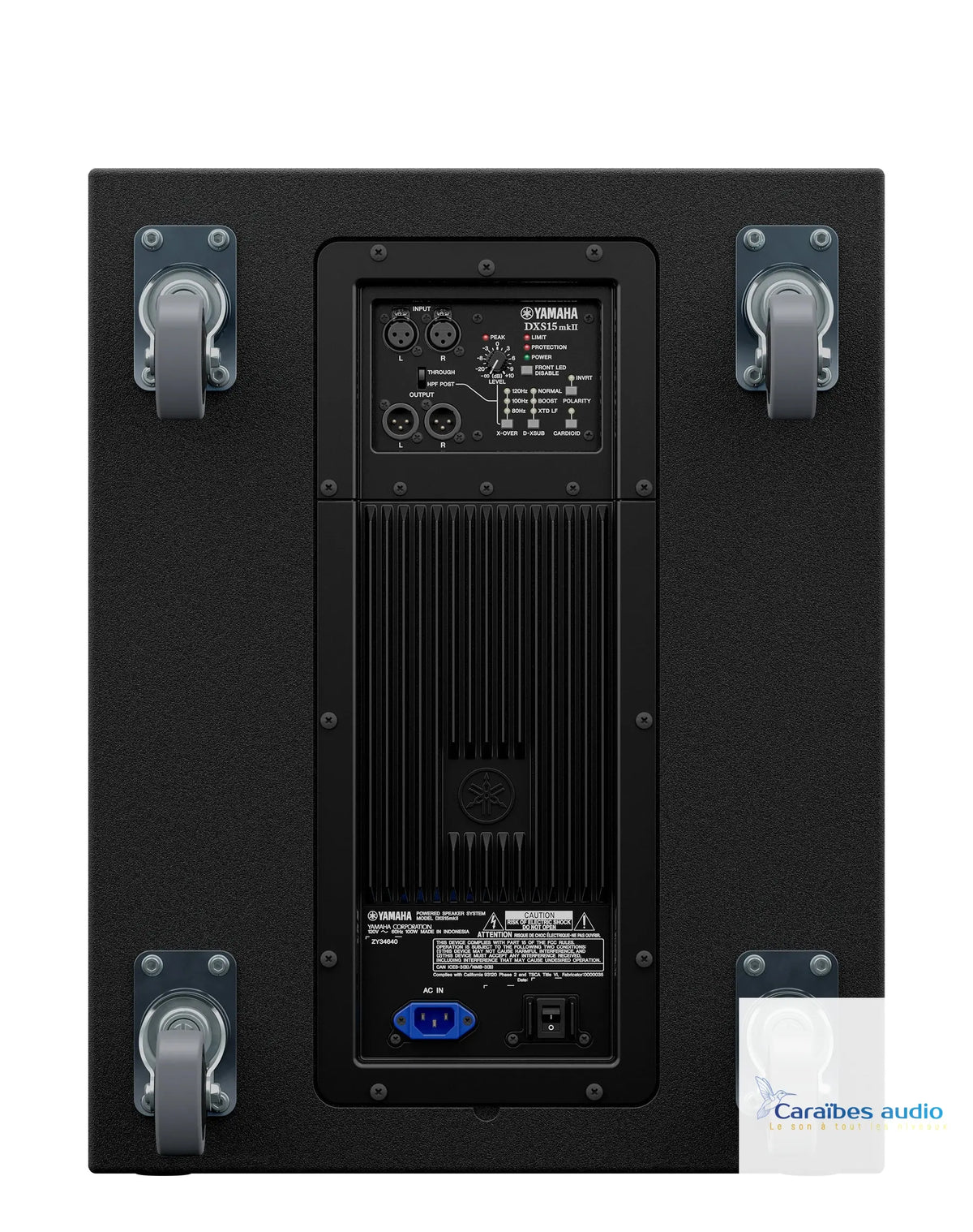 Yamaha DXS15 MKII – vue de profil