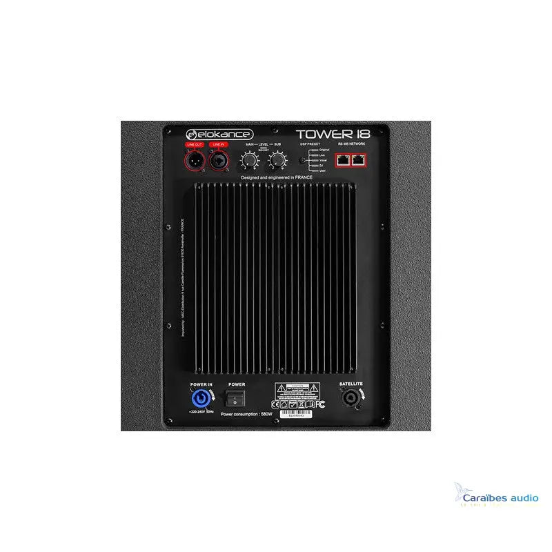Elokance Tower 18 System – vue arrière