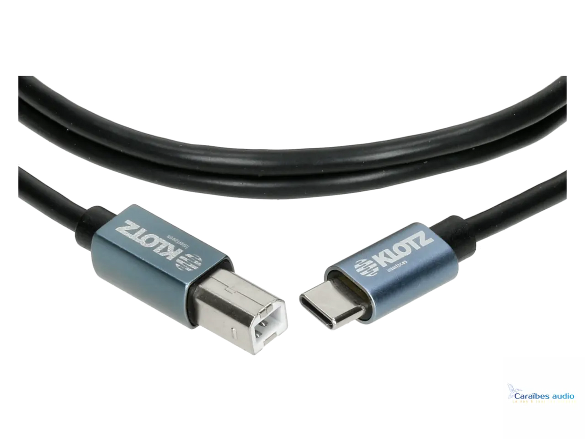 Câble USB 2.0 KLOTZ USB-B / C