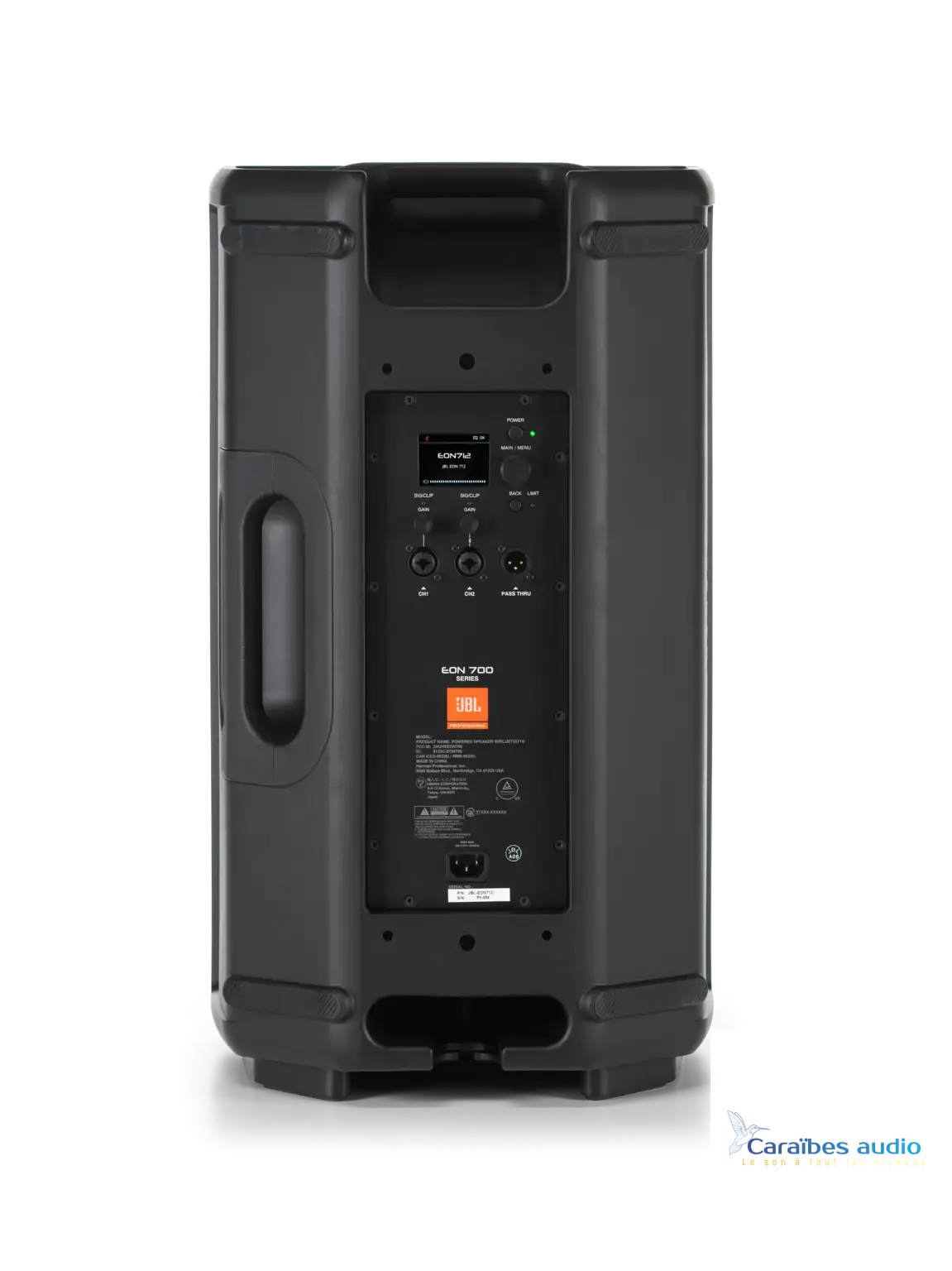 JBL EON712 – vue générale