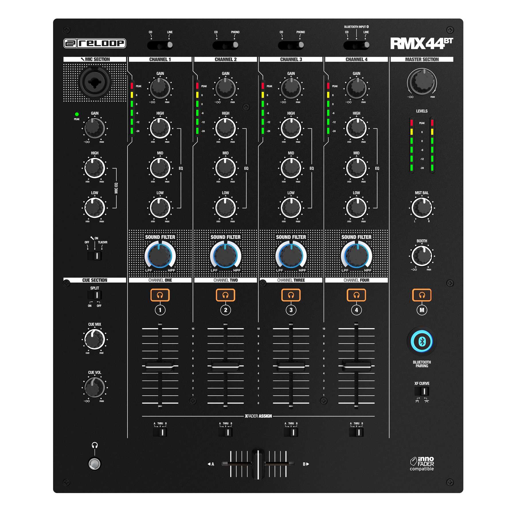 Table de mixage Reloop  RMX-44 BT RELOOP