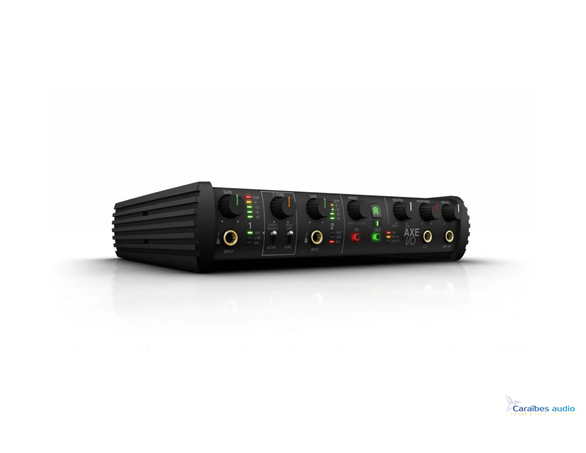 IK Multimédia AXE I/O – vue de profil