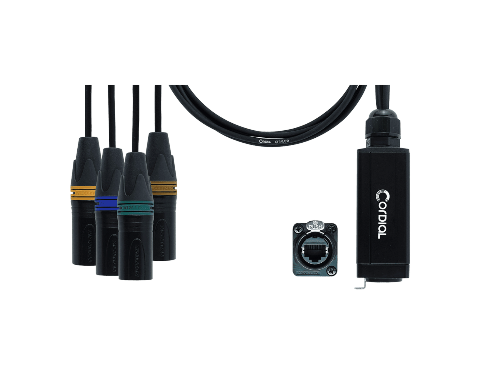 Cable DMX CORDIAL CDX0.7M 5QUAD