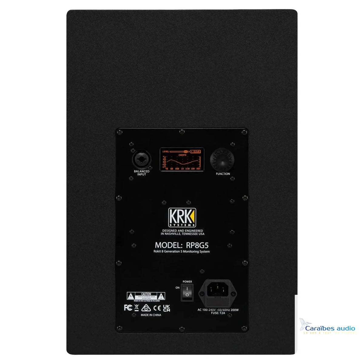 KRK Rokit 8® 5e génération – vue arrière