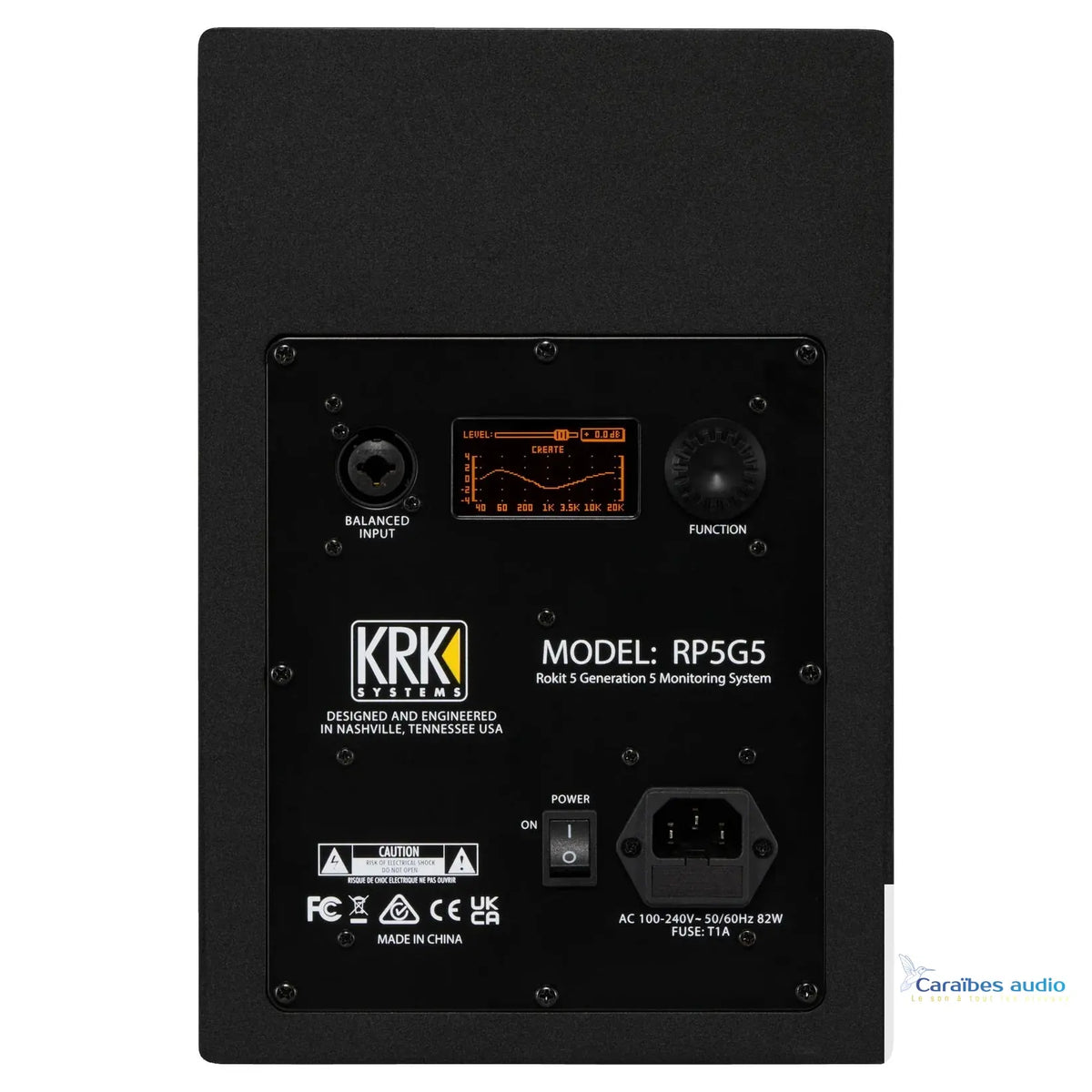KRK Rokit 5® 5e génération – vue arrière