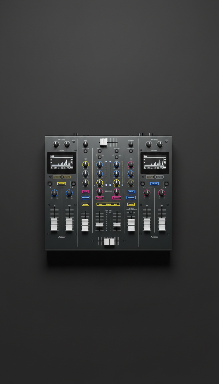 Console de mixage 4 voies haut débit