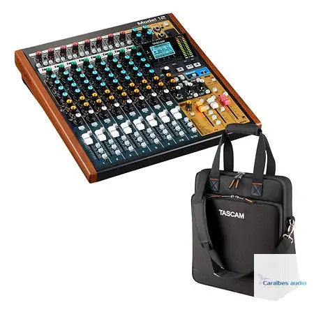 Console analogique Tascam Model 12 + sac de transport