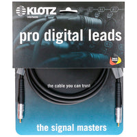 Klotz Câble coaxial SPDIF RCA / RCA 75 Ω (D7-SPDIF) – photo produit 3