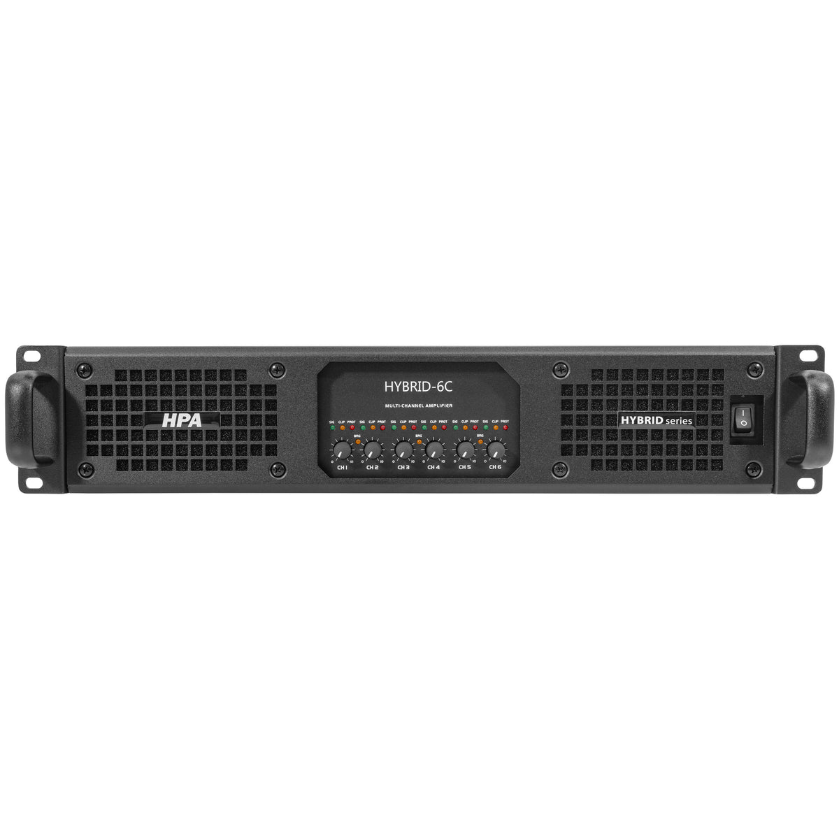 HPA Hybrid-6C – façade de l’amplificateur, vue de face