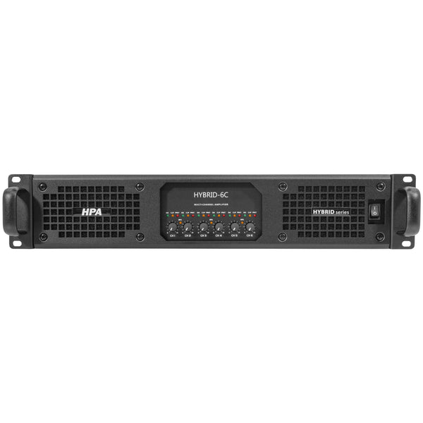 HPA Hybrid-6C – façade de l’amplificateur, vue de face