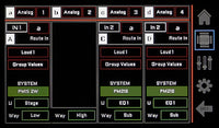 RAM Audio Pi4-6K – capture d’écran de l’interface DSP