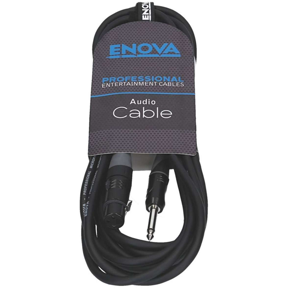 ENOVA - XLR femelle vers JACK 6,35 mm (Mono)