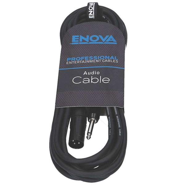 ENOVA - XLR mâle vers JACK 6,35 mm (Mono)