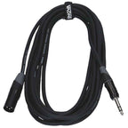 ENOVA XLR Mâle vers Jack 6.35mm TRS - 2m