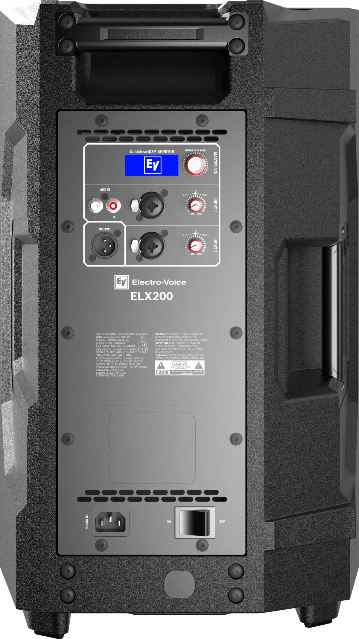 Electro-Voice ELX200-10P – vue arrière