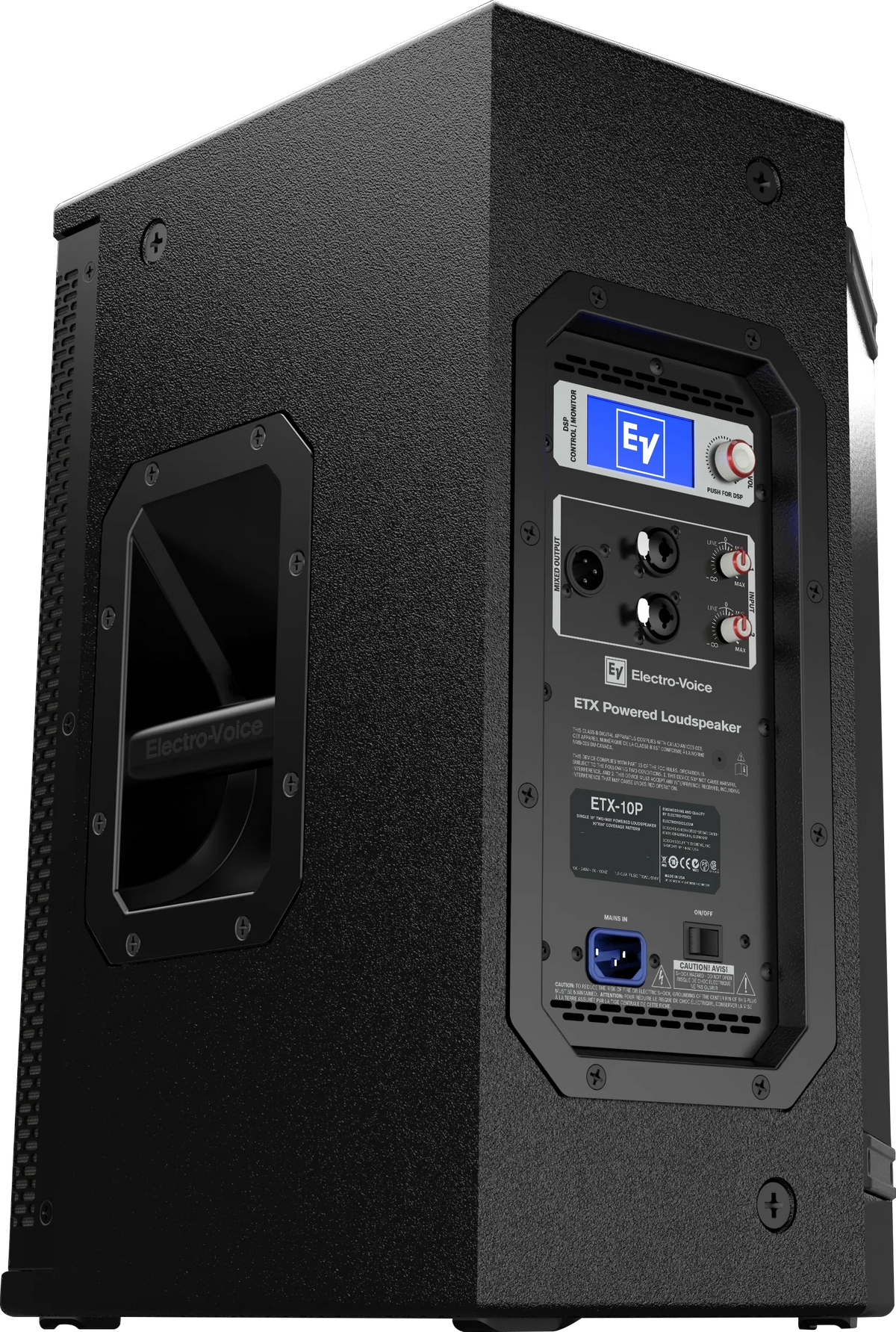 Electro-Voice ETX-10P – vue arrière