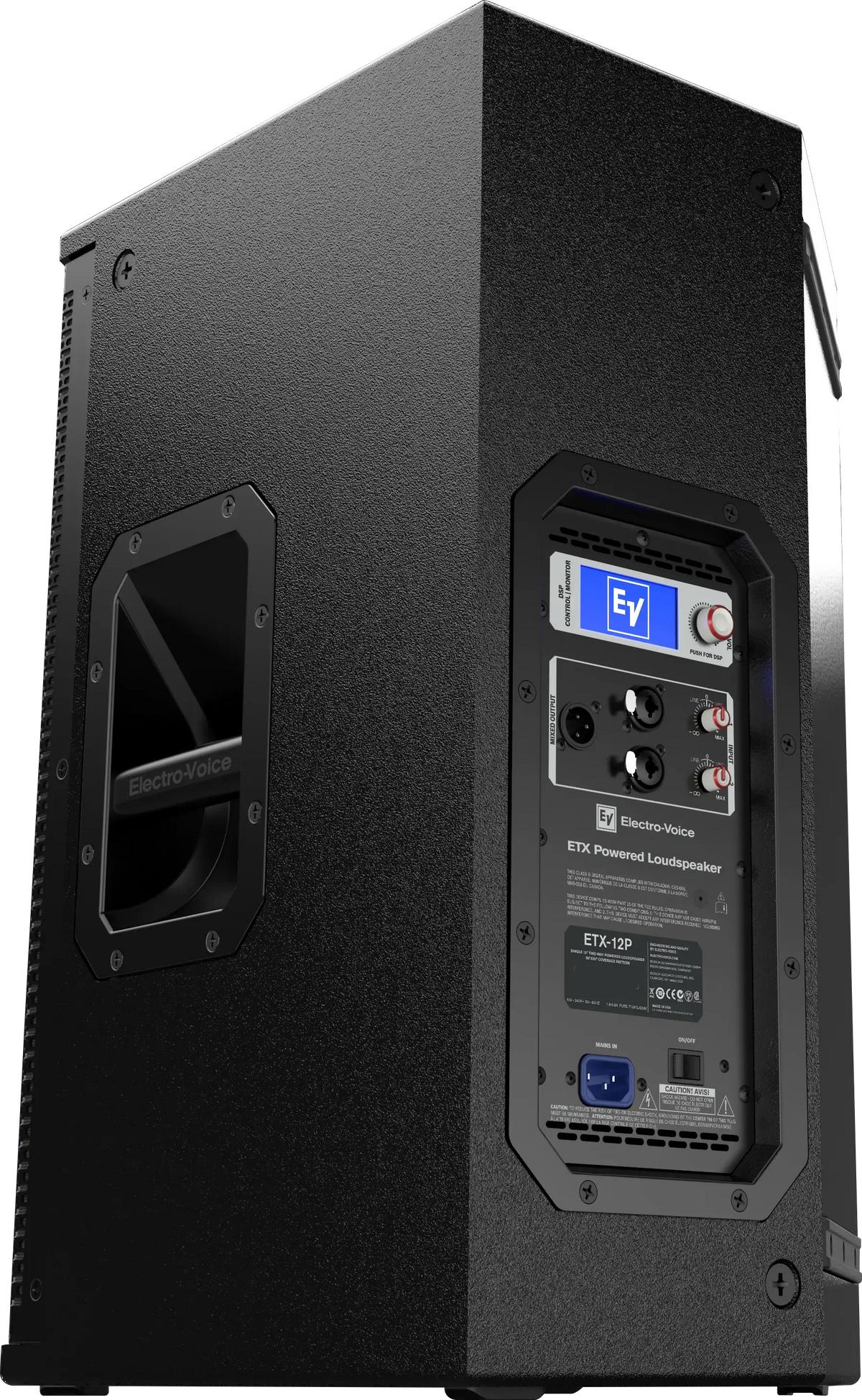 Electro-Voice ETX-12P – vue arrière