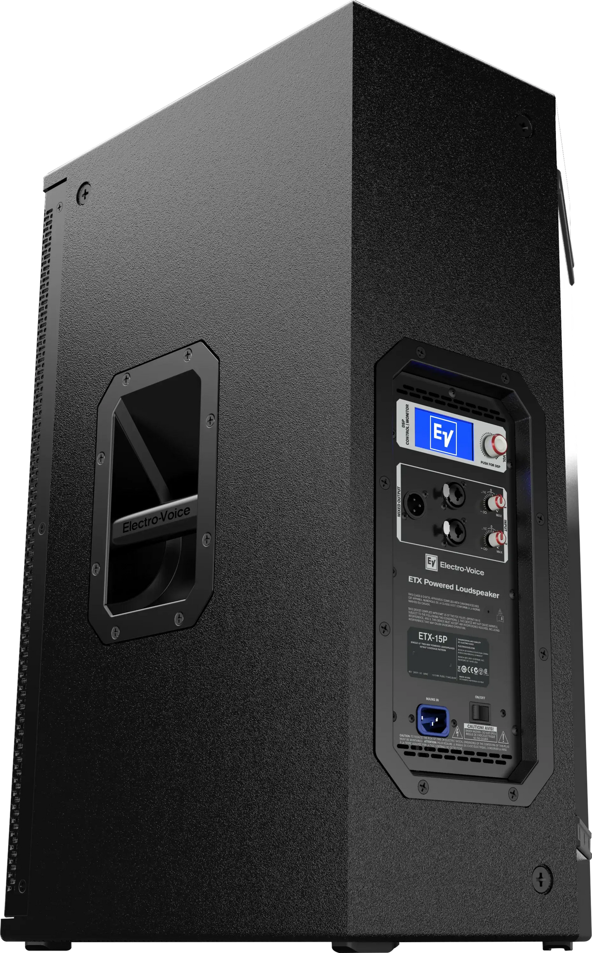 Electro-Voice ETX 15P – vue arrière