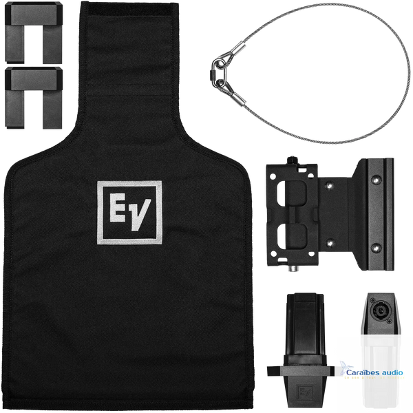 Kit de fixation murale EVOLVE-WMK-NB/NW (Speakon) Noir