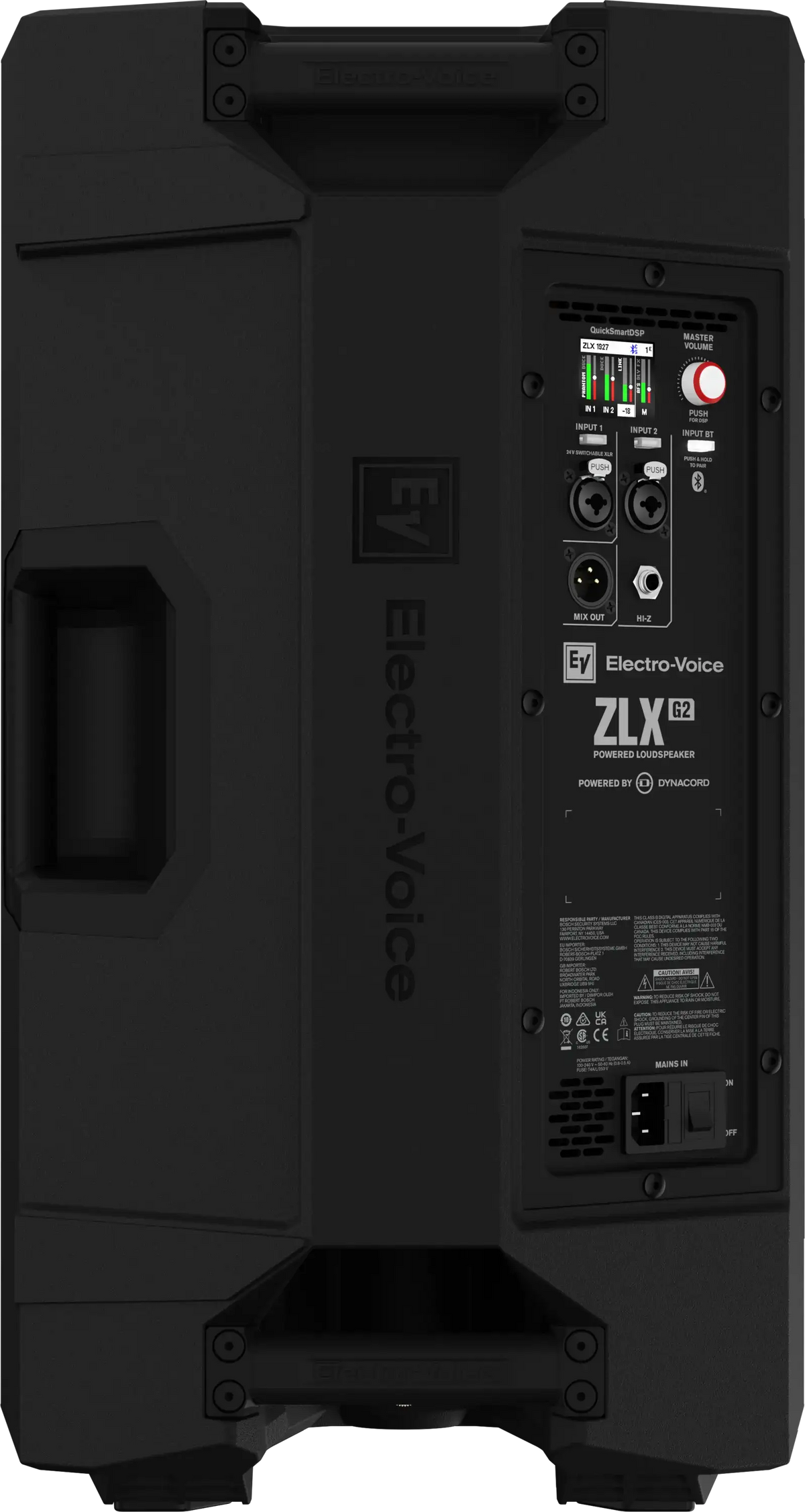 Electro-Voice ZLX-12P G2 – vue arrière