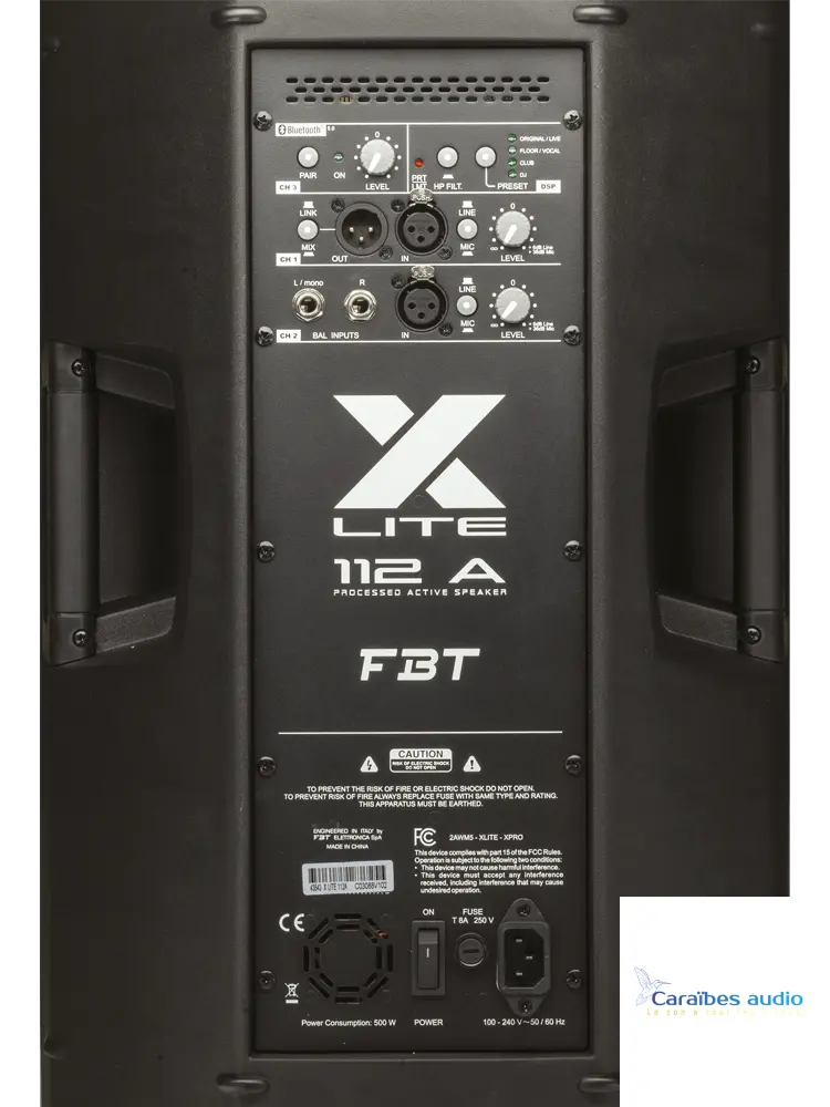 FBT X-Lite 112A – vue de profil