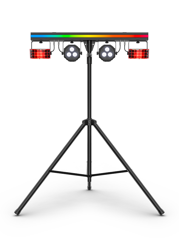 Chauvet DJ GigBAR 3 vue de face avec trépied