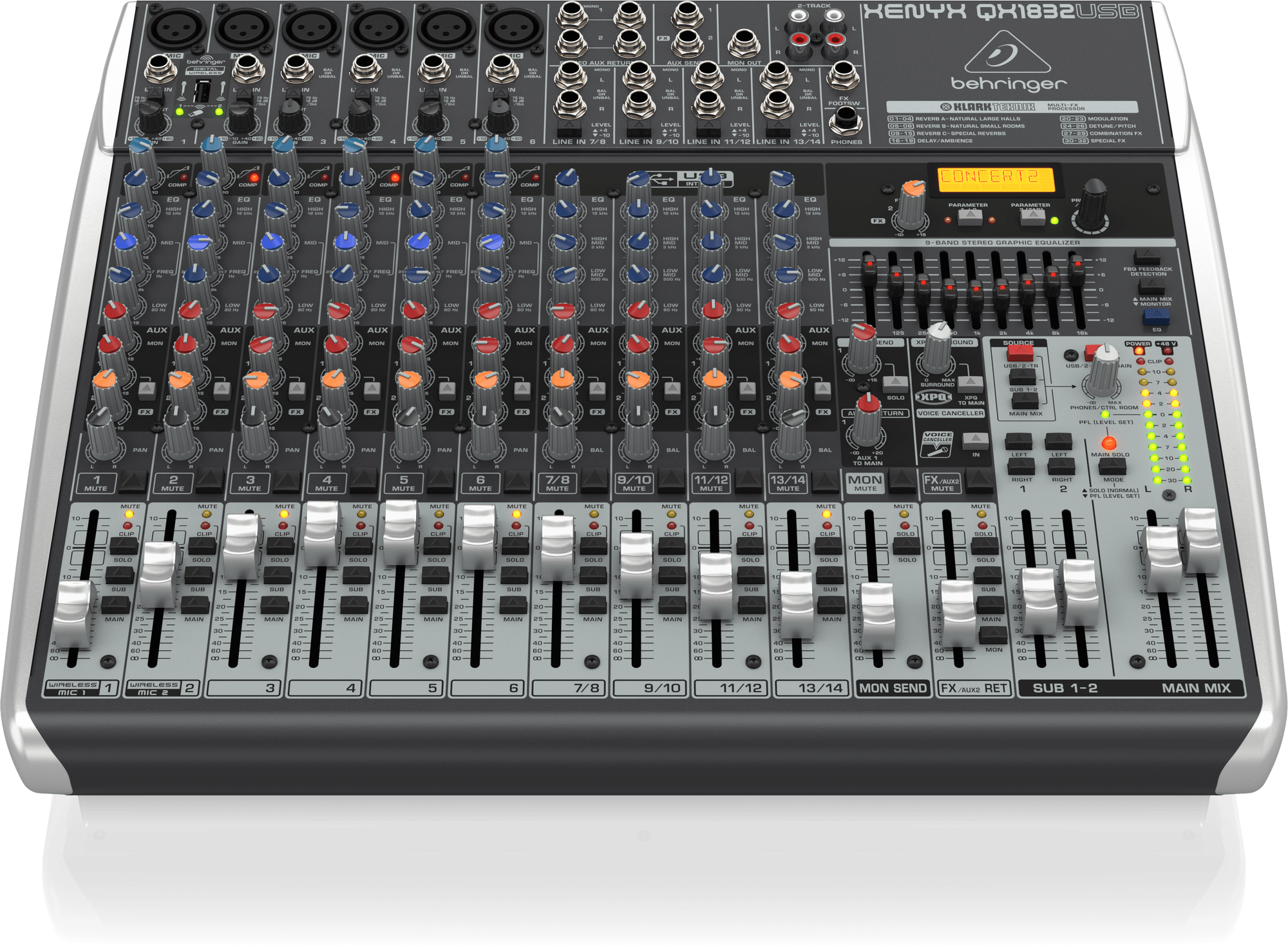 Console analogique Behringer XENYX QX1832 USB BEHRINGER