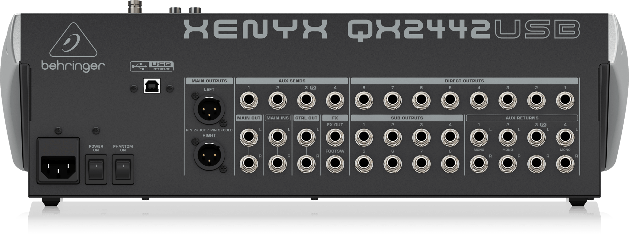Console analogique Behringer XENYX QX2442 USB BEHRINGER