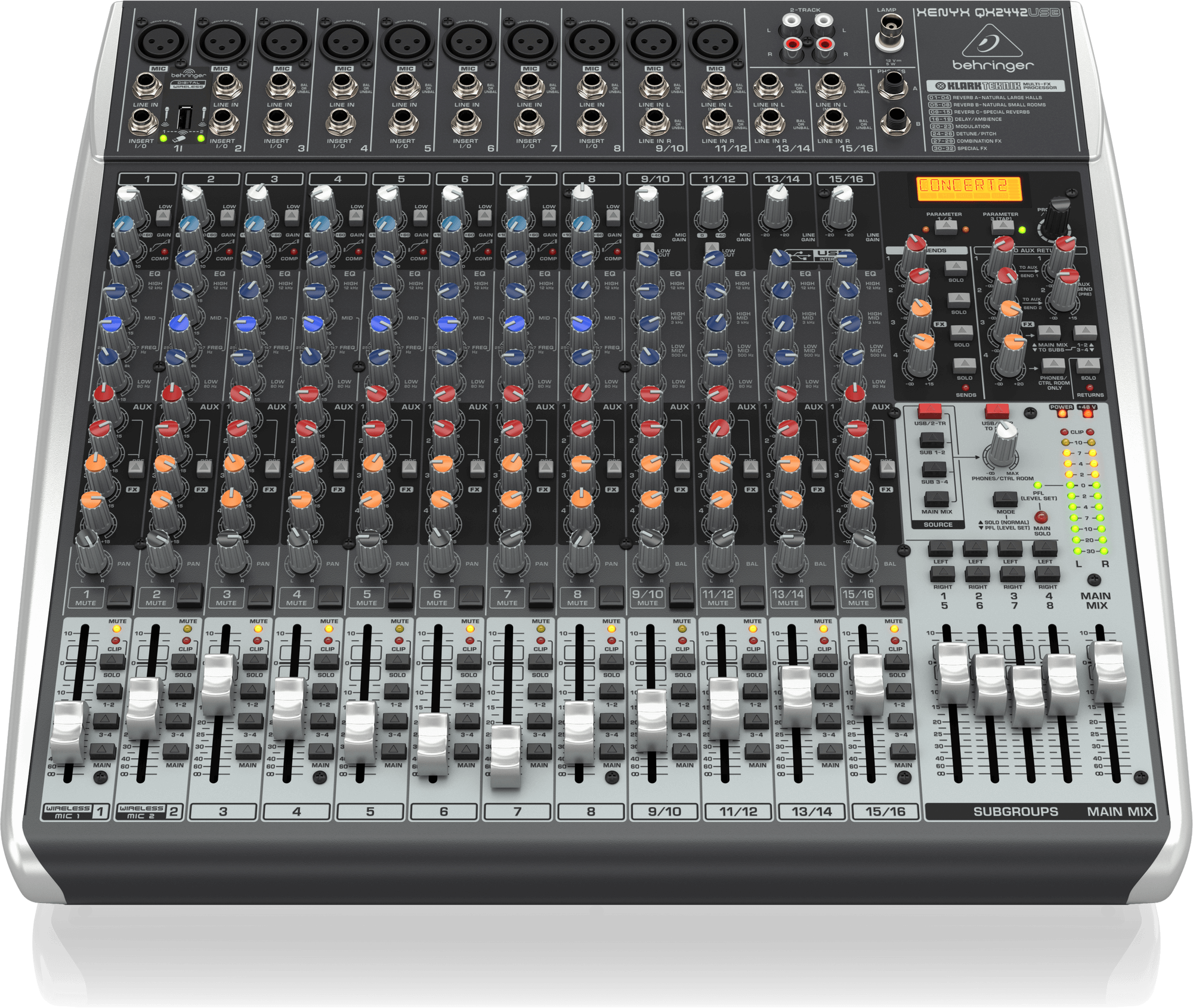 Console analogique Behringer XENYX QX2442 USB BEHRINGER