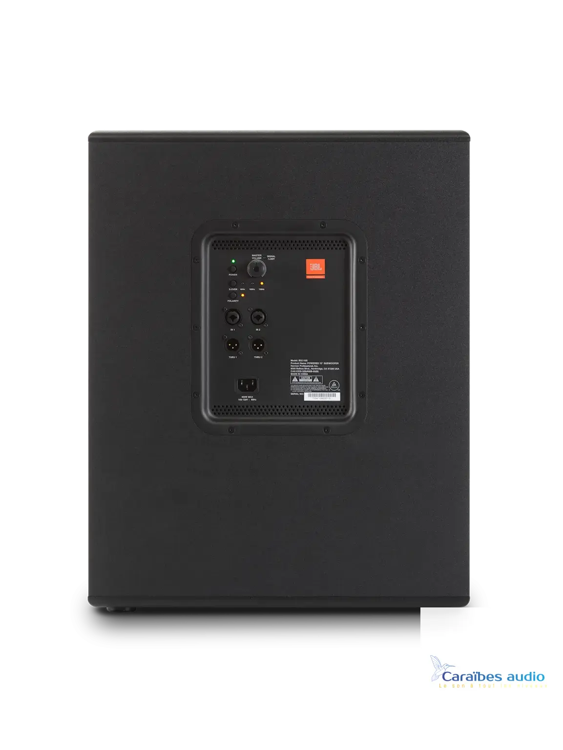 JBL IRX115S – vue de trois-quarts