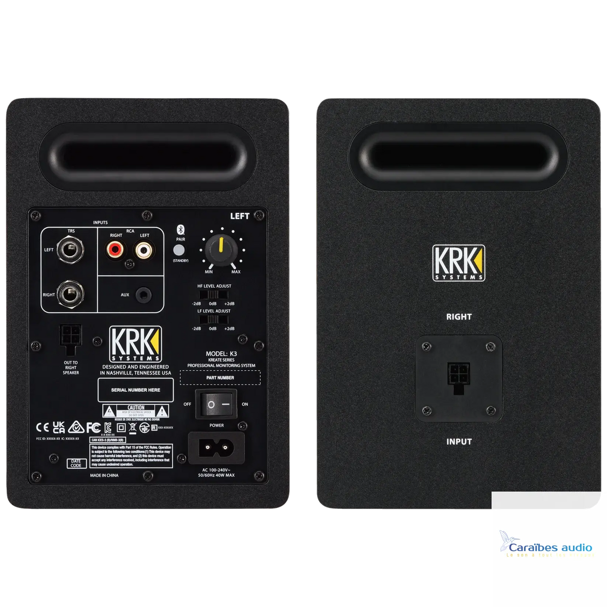 KRK Kreate 3 (Pack) – vue arrière